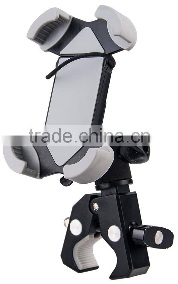 universal premium phone mount for bicycle motorcycle handlebars 360 degree rotation fits any smartphones and GPS