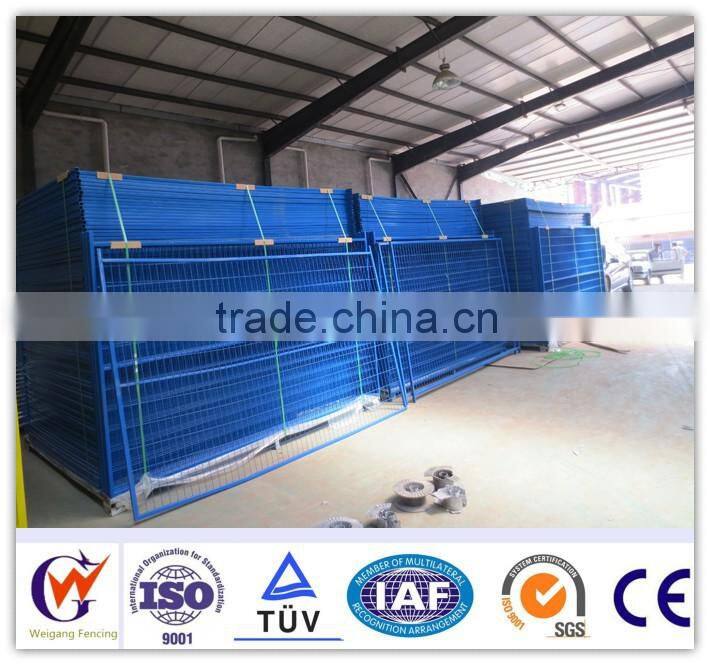Solid Canada temporary construction fencem for sale