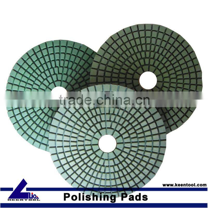Stone polishing diamond polishing pad