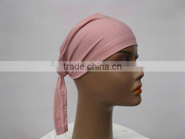 Cotton jersey Bonnet Cap Muslim bandanna underscarf X-QM88