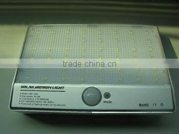 Aluminum 57leds sensor motion light solar led lamp