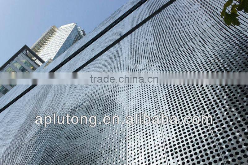 Architectural decorative perforated metal sheet mesh