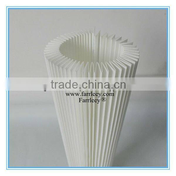 Filter media for paint booth