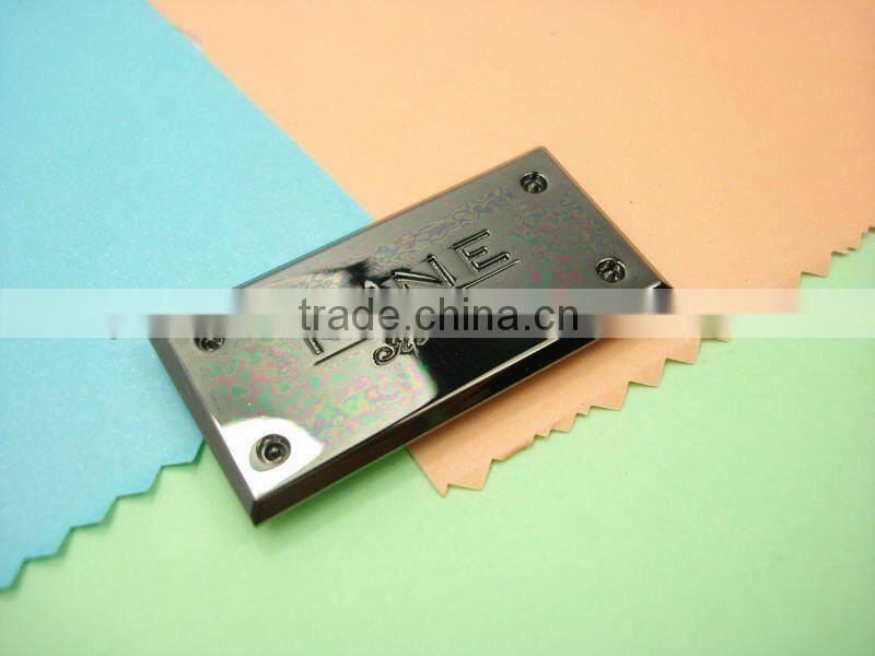 QF metal lable and bag accessories Q-2522 gumetal color
