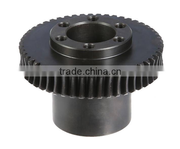 Custom precision metal fixed gear spur and helical gears starter drive gear