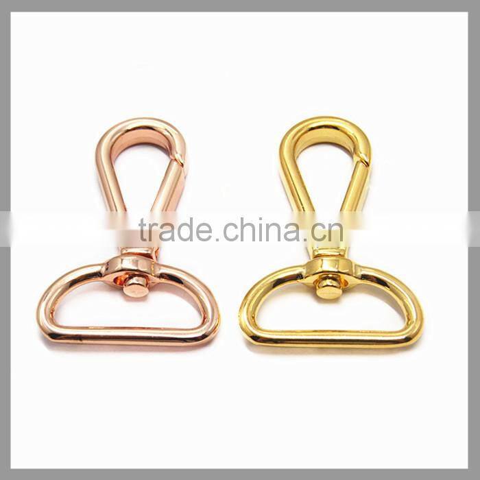 Rose Gold 25mm Metal Swivel Lobster Clasps Hook