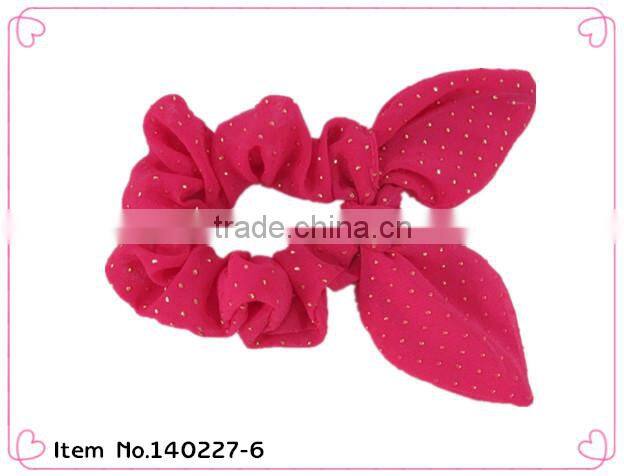 chiffon hair scrunchie ,chiffon Ponytail Holder chiffon hair elastic band