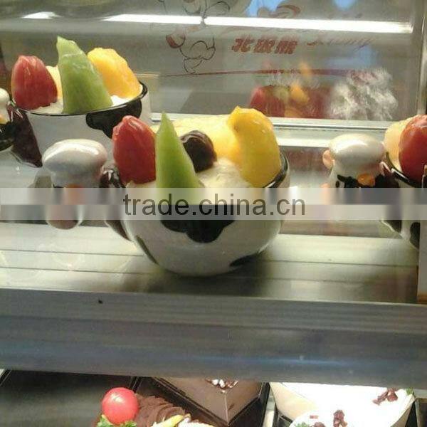 Mini calf animal shaped ceramic pudding cup