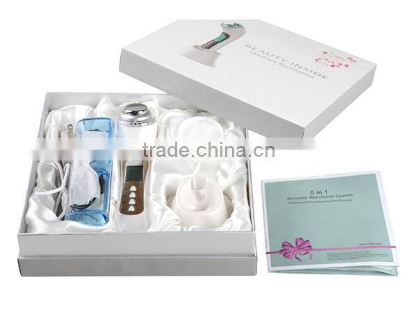 BEPERFECT BPm0152-BC CE RoHS and UL Standard Plug Galvanic Photon Ultrasonic Facial Massager Face Beauty Device