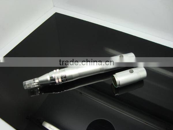 Stainless steel derma roller micro needle roller 12 pins needle cartridge electric derma stamp for skin care