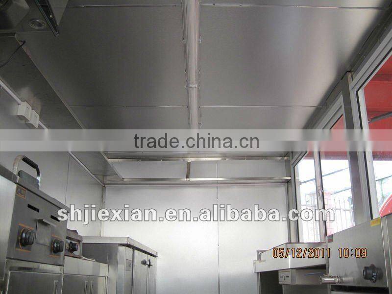 Mobile Food Vending Camping JX-FS400D fast food truck for sale
