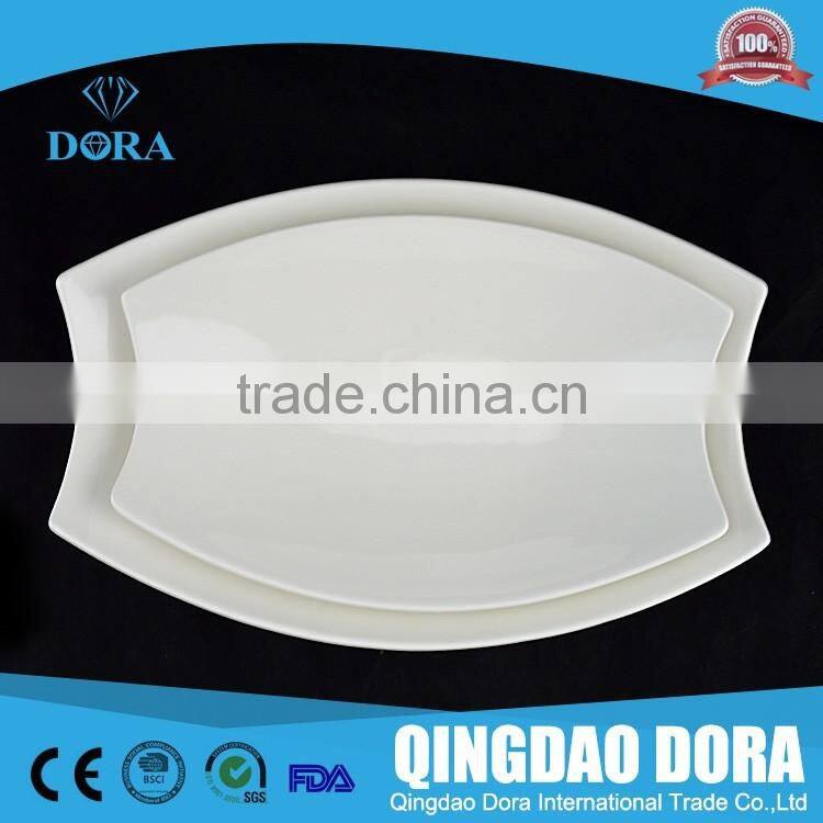China supplier factory direct hotel porcelain dinner ware 2016 Hot sale wholesale hotel porcelain dinner plate for restaurant