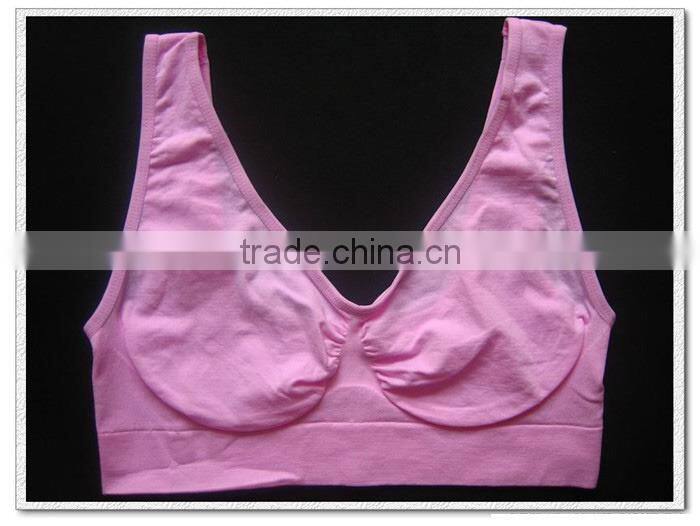 New U Back Sport Yoga Bra Leisure Seamless Genie Bra Camisole Exercise Crop Tops Non Padded 3pcs/set