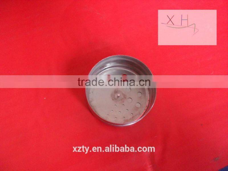 100 ML Square Glass Jar With Perforated Tin Cap For Salt
