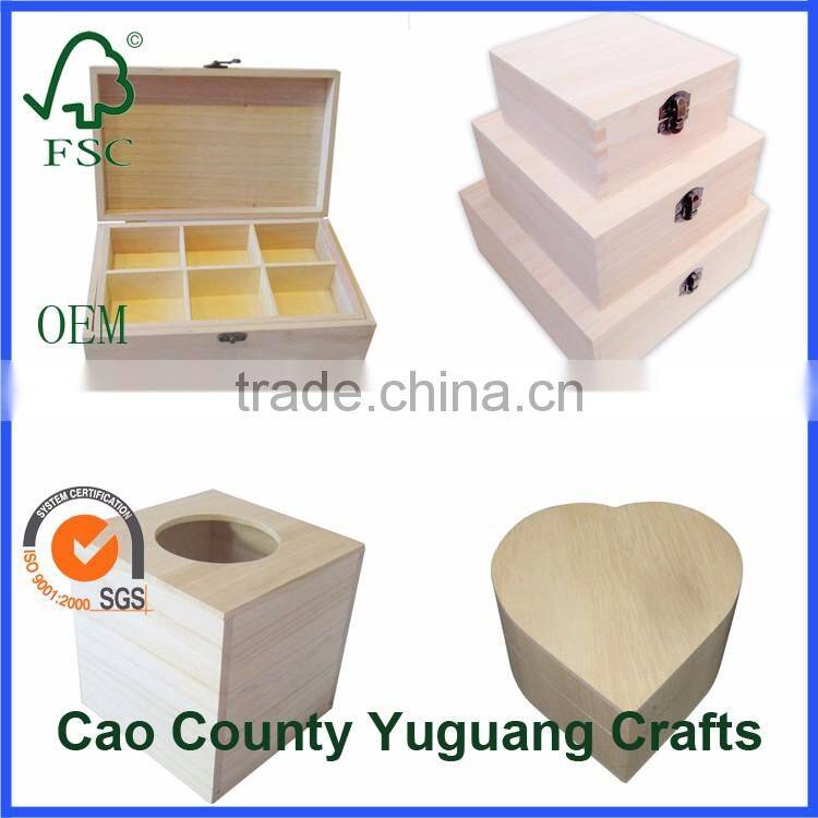good quality vintage wood box