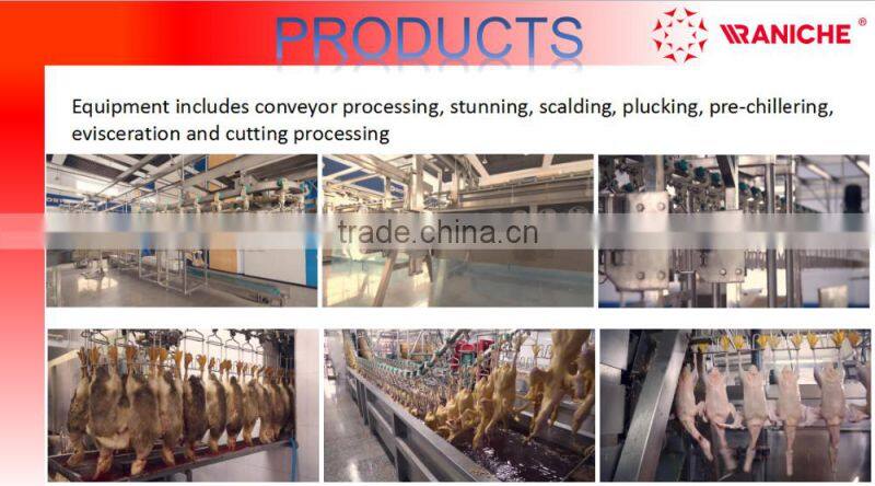 poultry processing slaughtering equipment For chicken slaughterhouse Poultry carcass Screw Pre-chiller