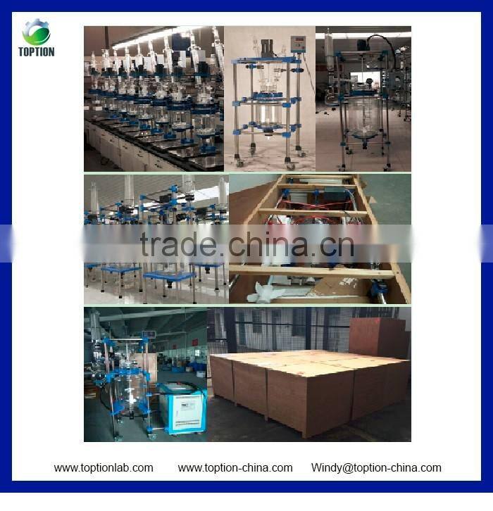 Fermentation equipment single layer glass reactors single layer reactors from china