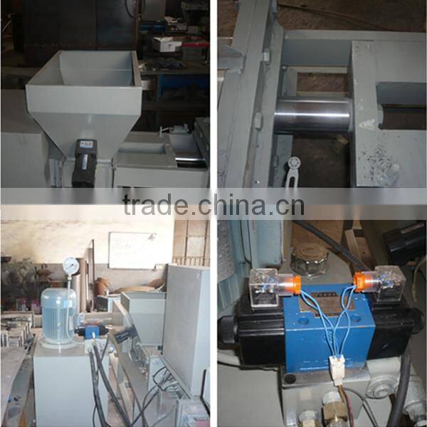 Wood pallet block leg extruding machine/wood sawdust block processing machine/wooden block making machine