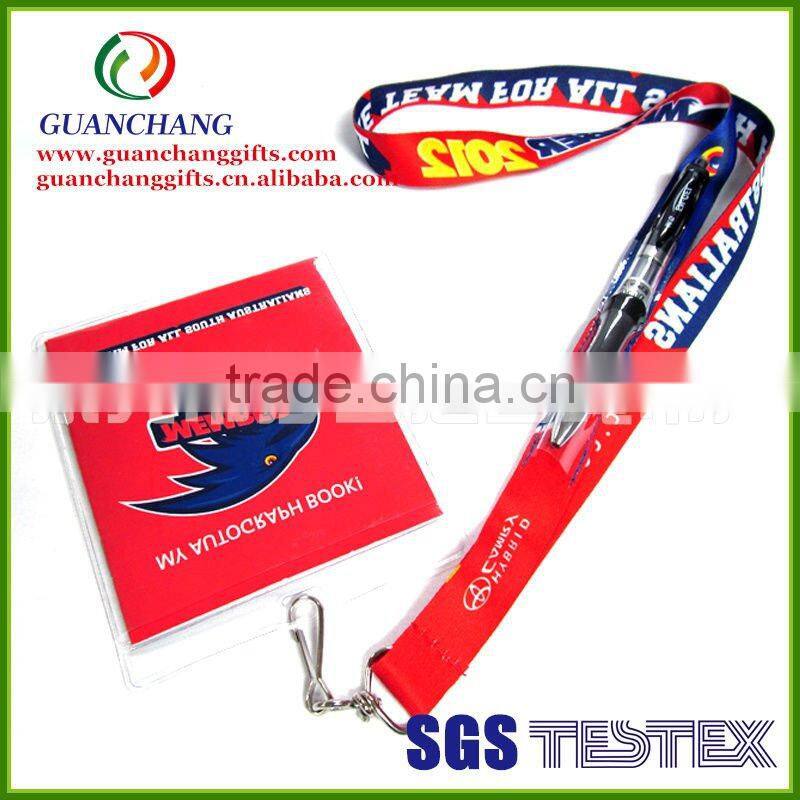 PVC badge holder lanyard,id card holder,document holder