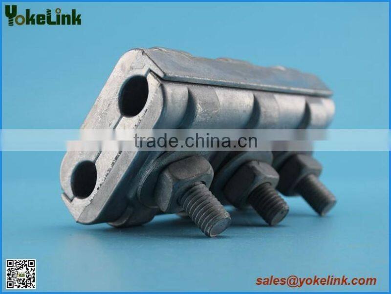 Hot dip galvanized suspension guy wire clamp