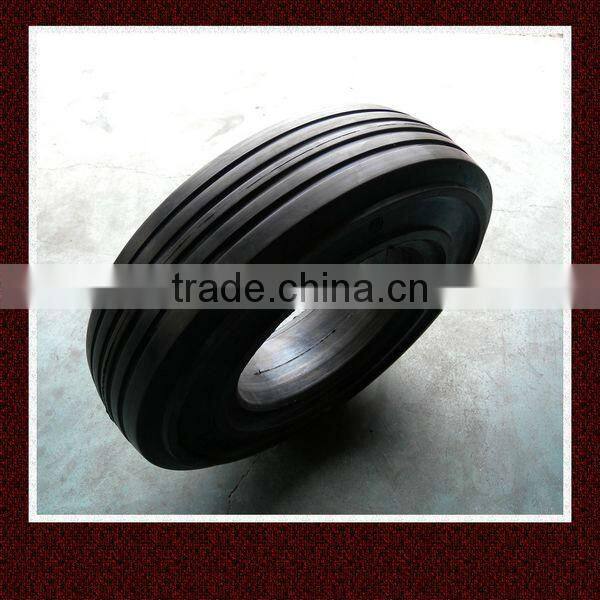 good quality 300*125 solid trailer tires with wheel rims for wholesale