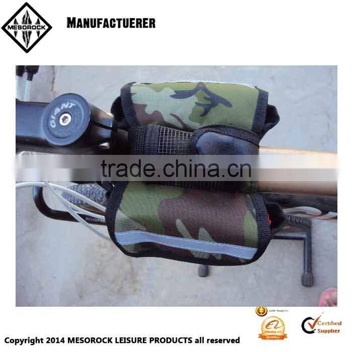 Camouflage Multifunction Waterproof Bike Top Tube Saddle Bag