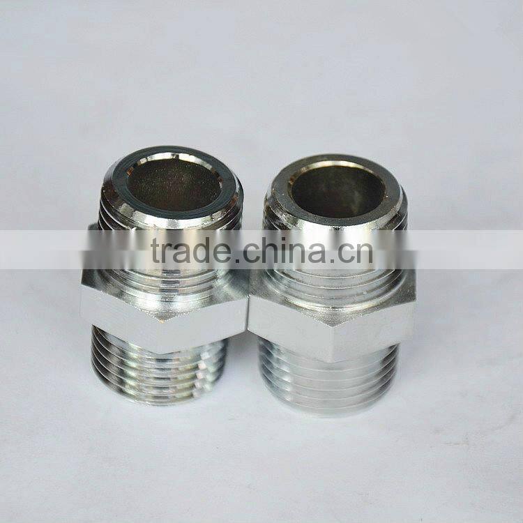 SS304 stainless steel nipple , steel male thread connector