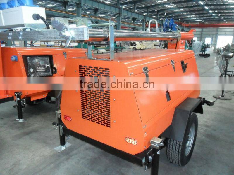 8kw-108kw Portable Lighting Tower Generator