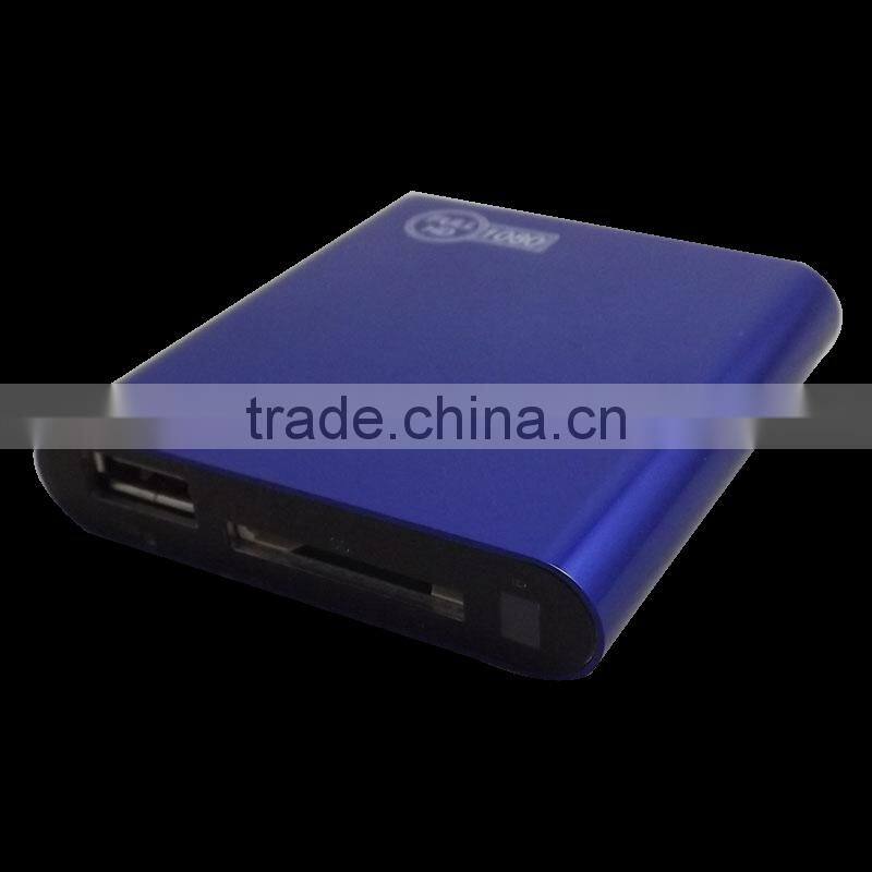 Hot selling 1080P HDMI SD/USB full HD Mini Media Player MKV/RM/RMVB(blue)EU/US optional