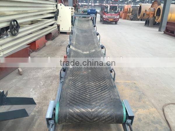 china used stone hopper rubber belts conveyor
