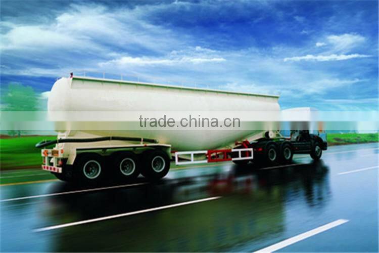 Air compressor bulk cement tanker , bulk cement transport semi-trailer