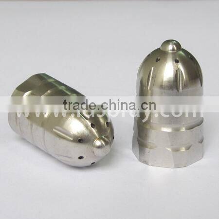 Female SS or ALUM windjet air spray jet nozzles with 6 grooves