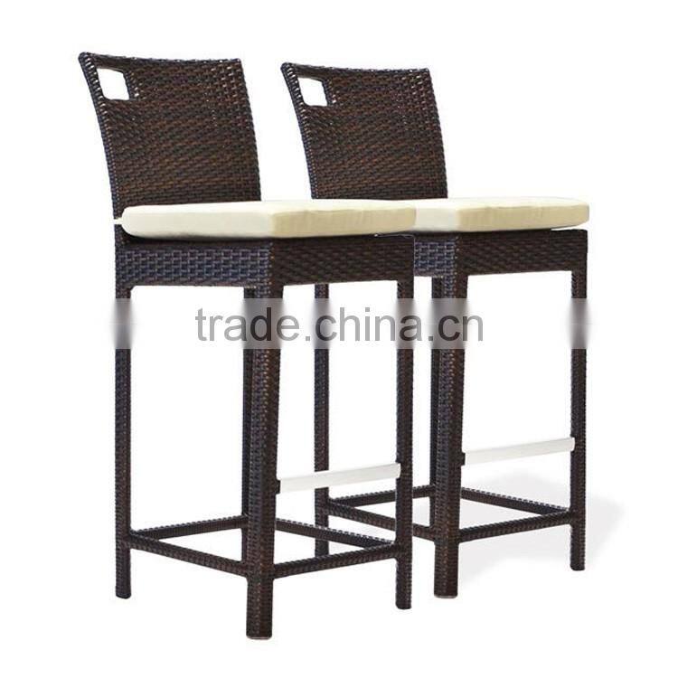 Hot sale wicker high bar stools classical modern bar chair price