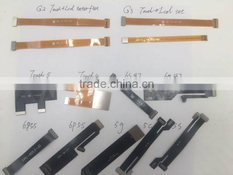 All kinds of model tester flex cable for iphone for samsung for note and a series of moblie phone