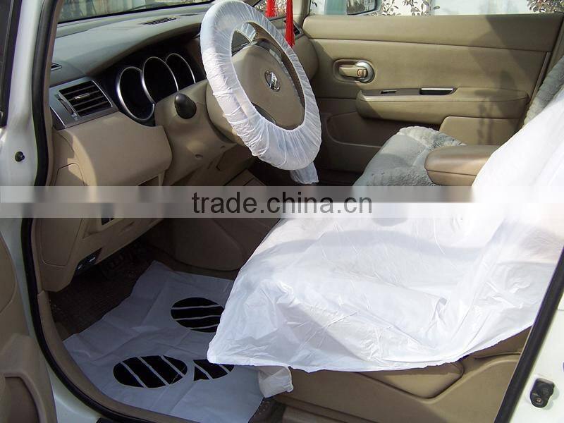 Transparent plastic car steering wheel covers for clean
