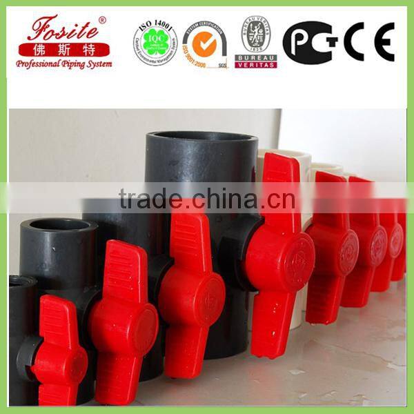 sewer pipe and fittings tee elbow clamp cap plug union ball valve 20mm-110mm