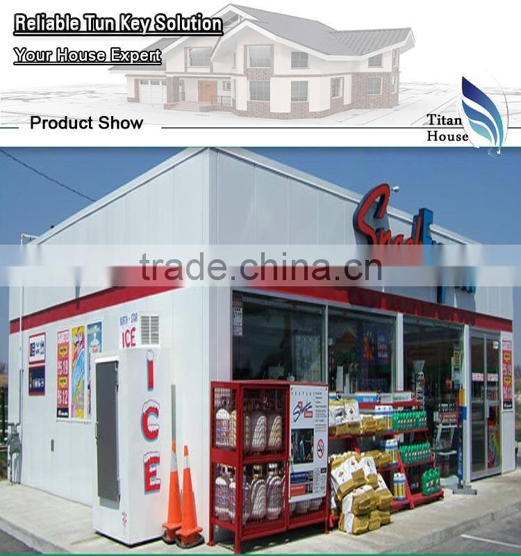 Architect Designed LGS Mountable Prefabricated Store Made in China