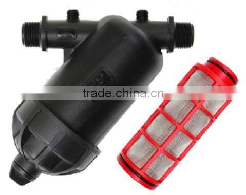 Drip irrigation system 120 mesh 2" big plastic screen water filter for agriculture