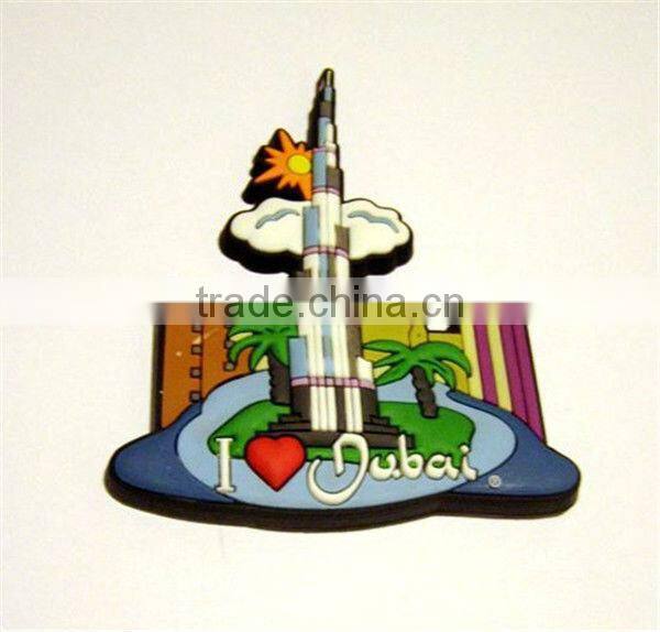 Resin Dubai fridge magnets for souvenir decor