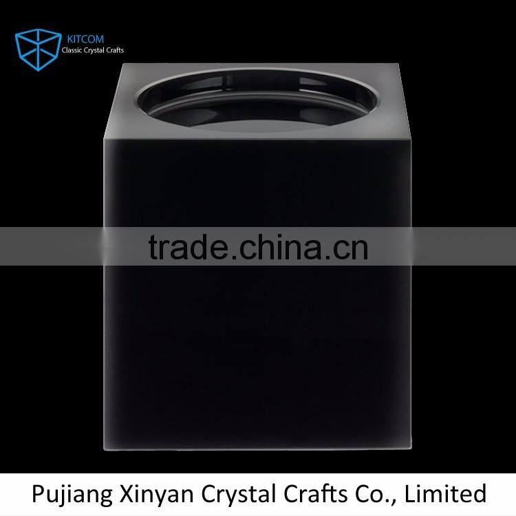 New products excellent quality crystal beads candle holders from China
