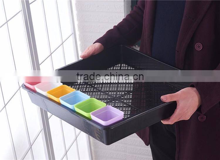 Plastic 20 Divided Plant Flower Pots Tray