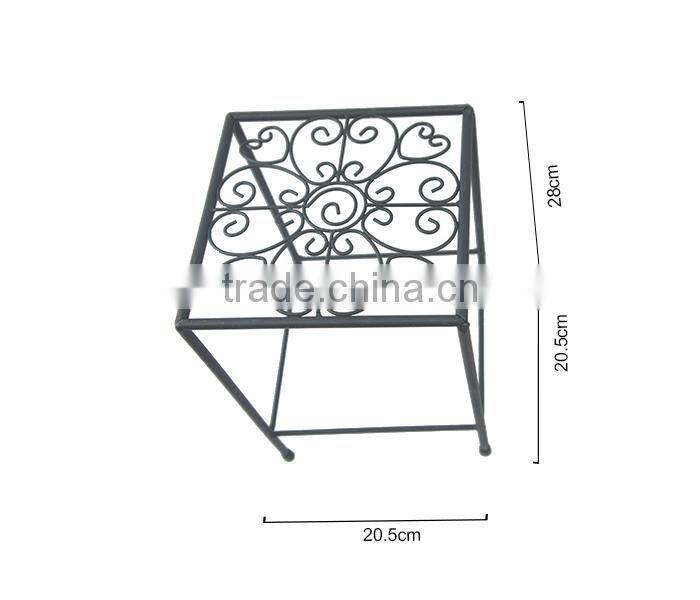 2Sets Decorative Metal Plant Stand Planter Holder Multi Planter Flower Pot Racks
