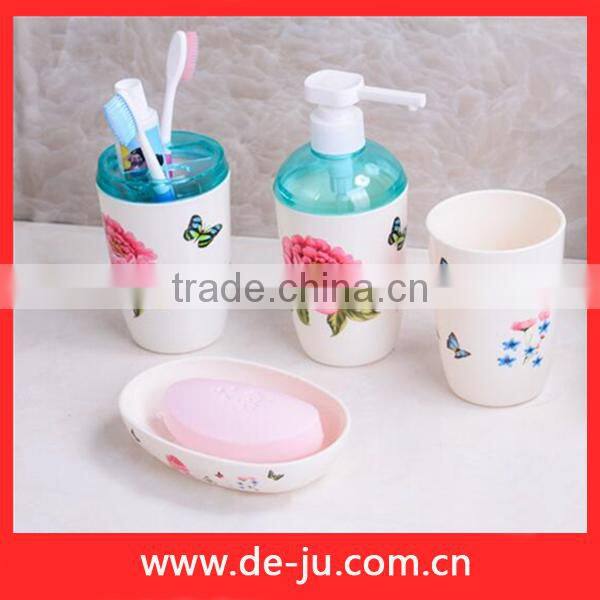 PP Flowers Butterfly Smooth Bathroom Accessories 2016