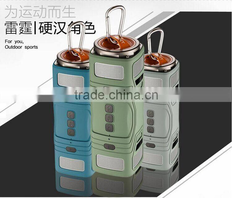 2015 High Quality Bestselling Bluetooth speaker Rider Ear God Outdoor LED Dustproof Waterproof Speaker Hands free Speaker