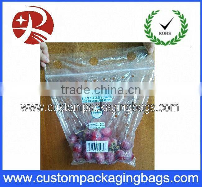 red seedless grape packaging bag