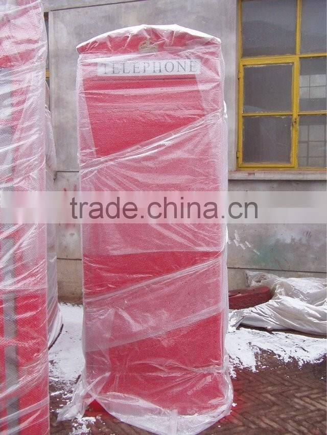 London Classical Public Steel Telephone Booth / Cast Iron Telephone Booth