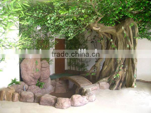 fake banyan tree nice vivid looking bionic barks decoration artificial ficus tree