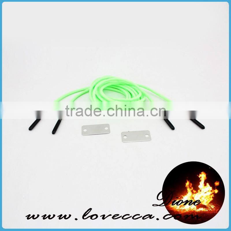 Shoelace Can Make Fire , Nylon Rope Round Colorful Firestarter Shoelace for Climbing