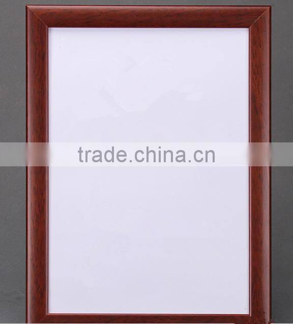 2016 hot selling A4,A5,A3 Wooden certificate photo frame