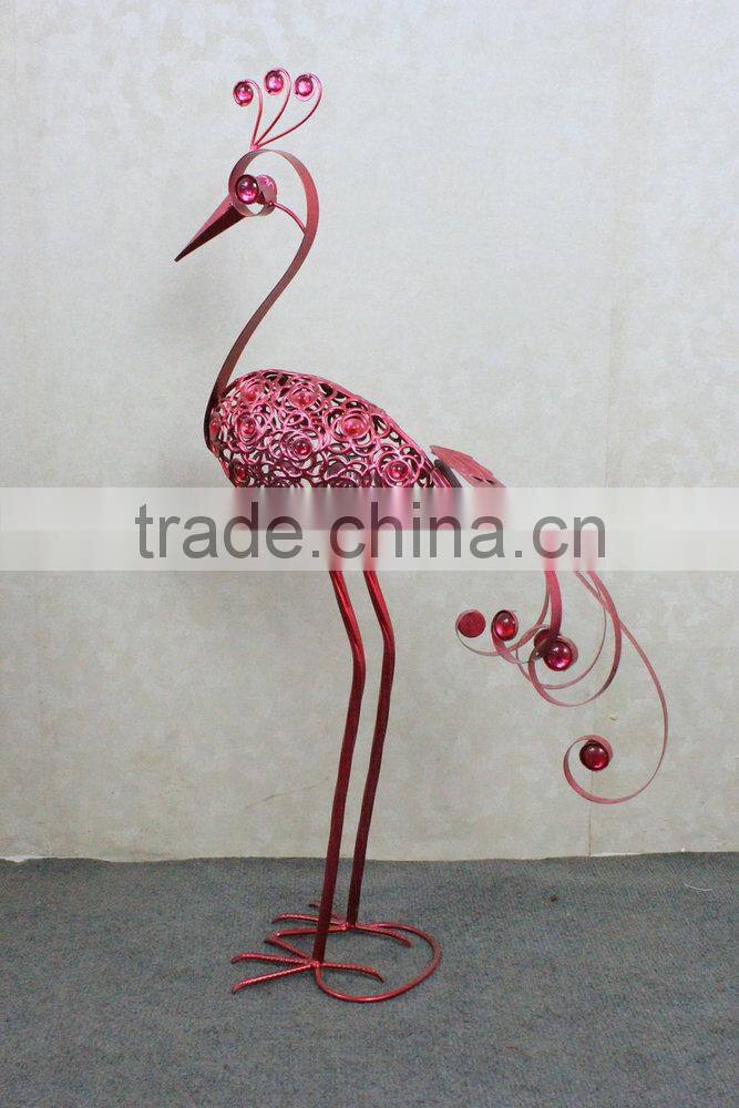 Decorative peacock for garden